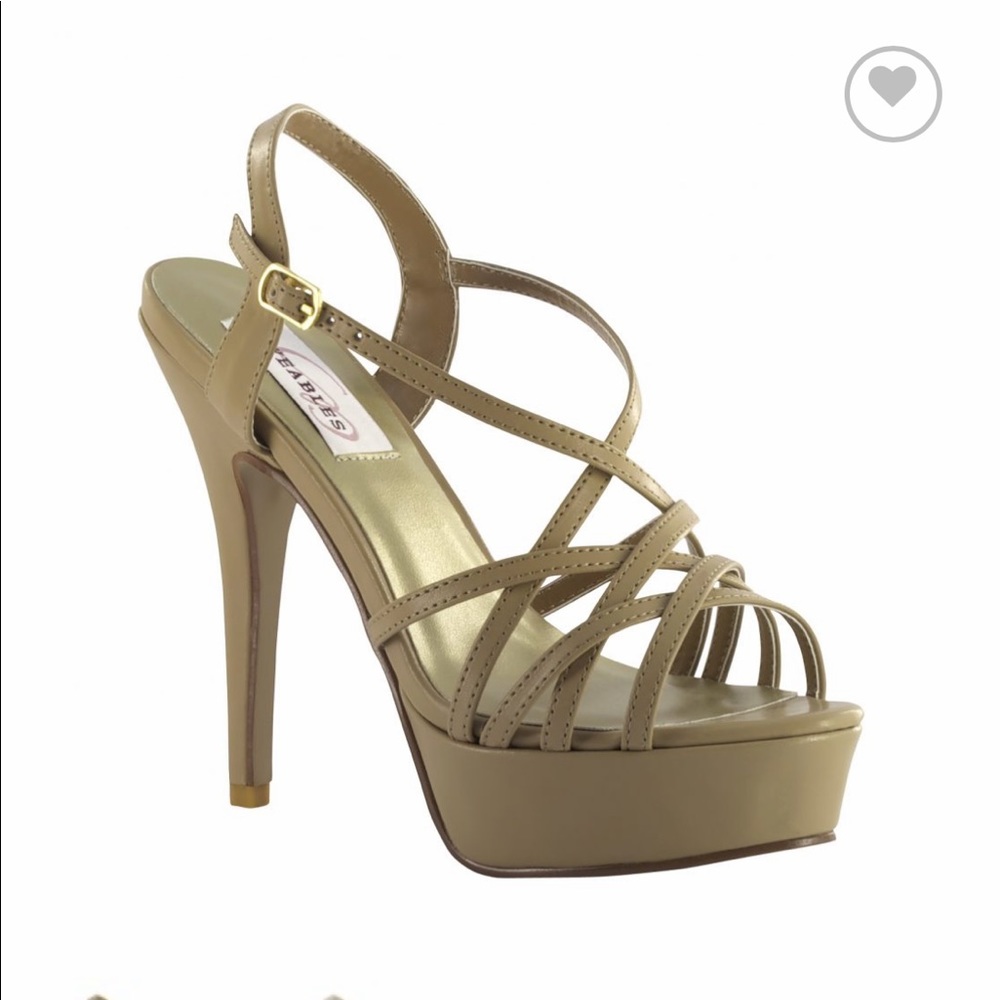 Dyeables platform heel sz 8